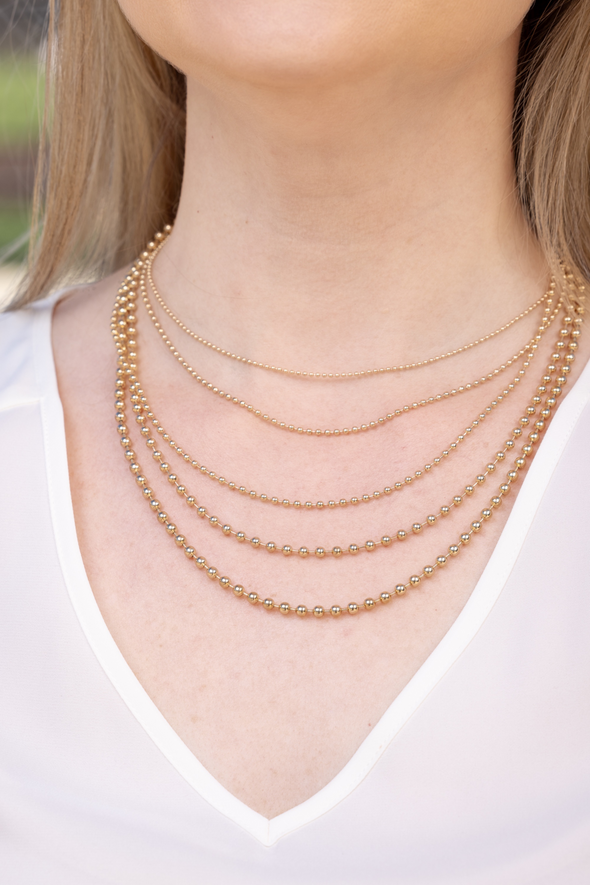 5 Layer Necklace - Gold (33523959)
