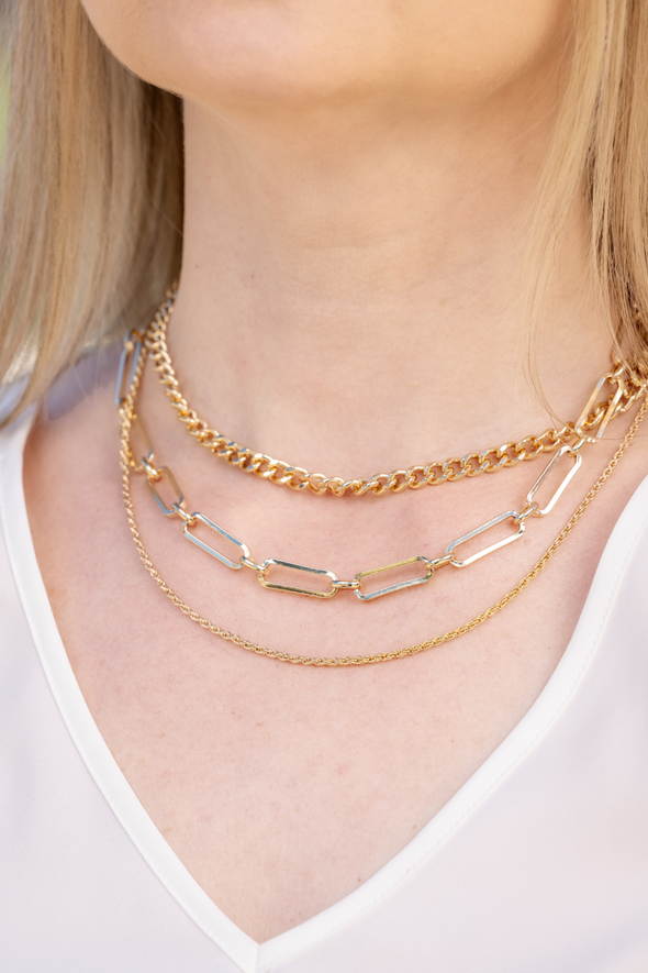 3 Layer Necklace - Gold (35064055)
