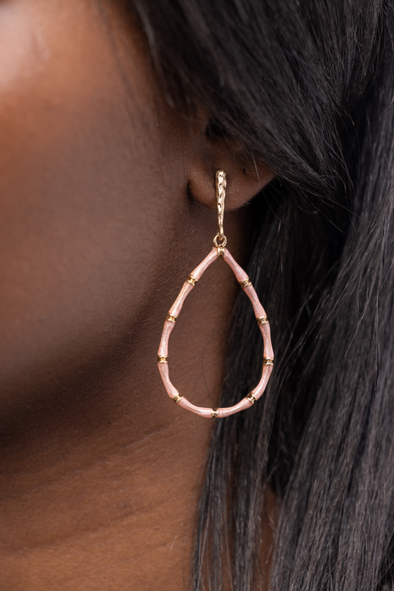 Pearlized Earrings - Light Pink (75977975)
