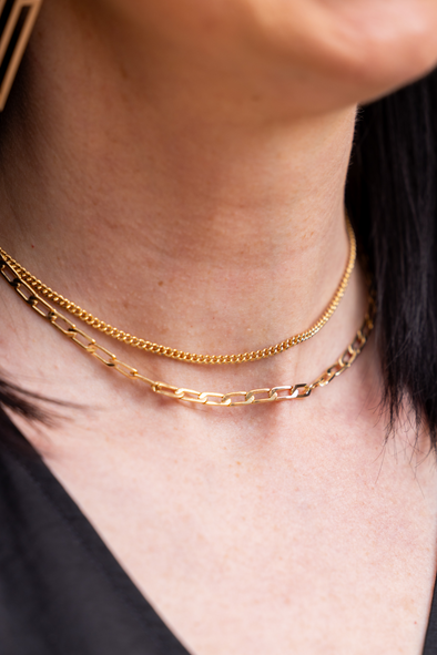 2 Layer Necklace - Gold (63816439)